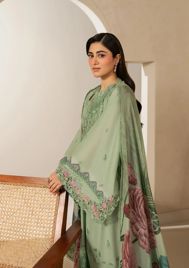 E-CRAFT - CHIKANKARI LAWN WITH CHIFFON DUPATTA &