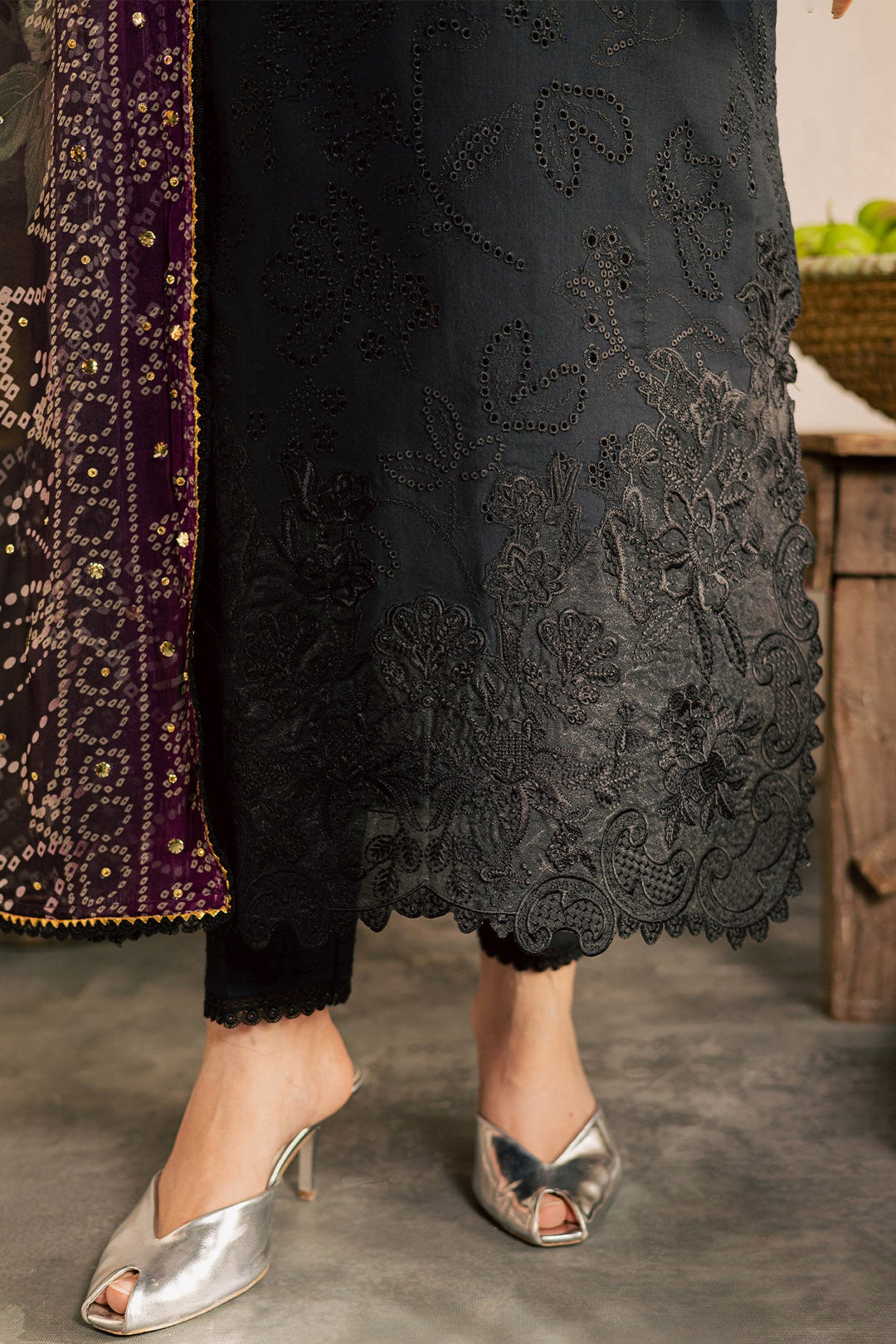 bazaar Unstitched CHIKANKARI LAWN