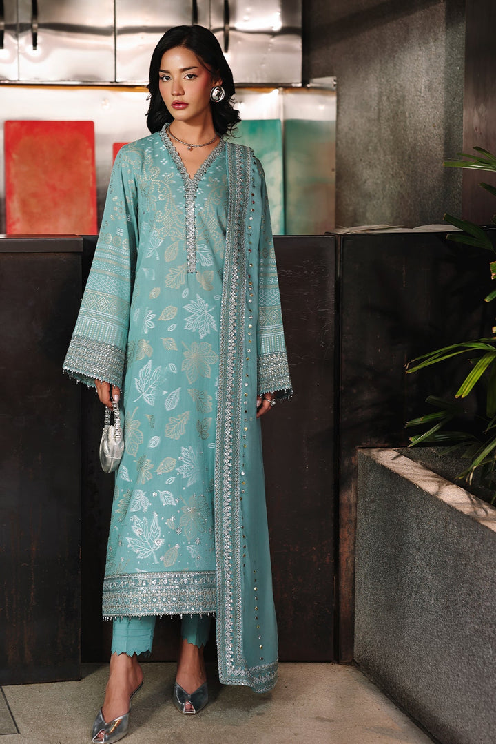 EMBROIDERED JACQUARD  SUIT 3 PC