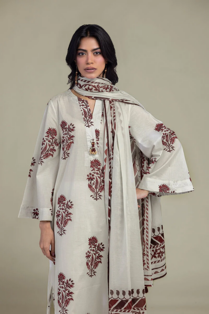 Printed | Cambric Printed Cambric Kurta With Dupatta