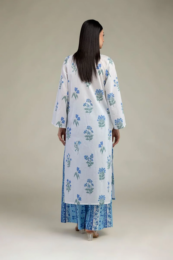 Embroidered | Lawn Fabrics 2 Piece | Top and Bottom