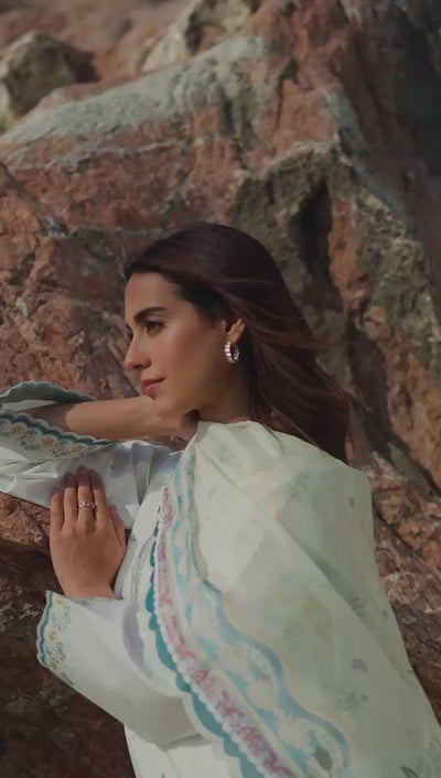 Afsanah Embroidered  Lawn