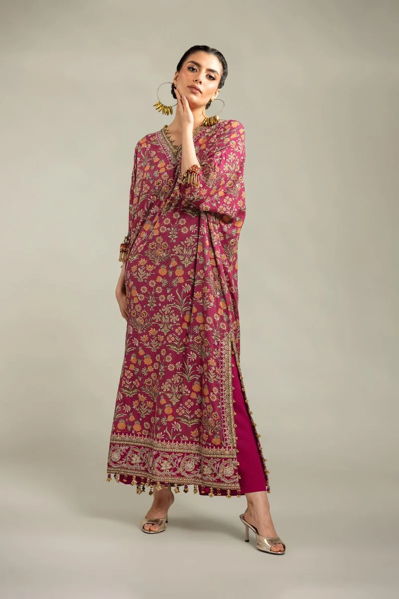 Embroidered | Raw Silk 2-Piece Co-ord Set