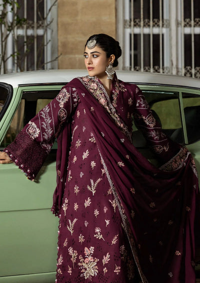 Karandi with Embroidered Chiffon