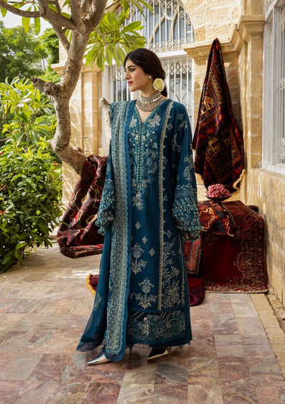 Karandi with Embroidered Chiffon