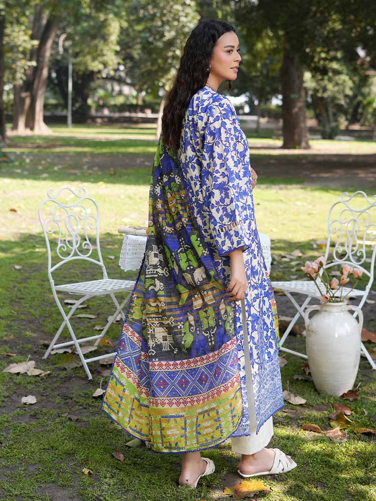 SILSILA 3-Piece Unstitched Digital Printed Lawn Suit