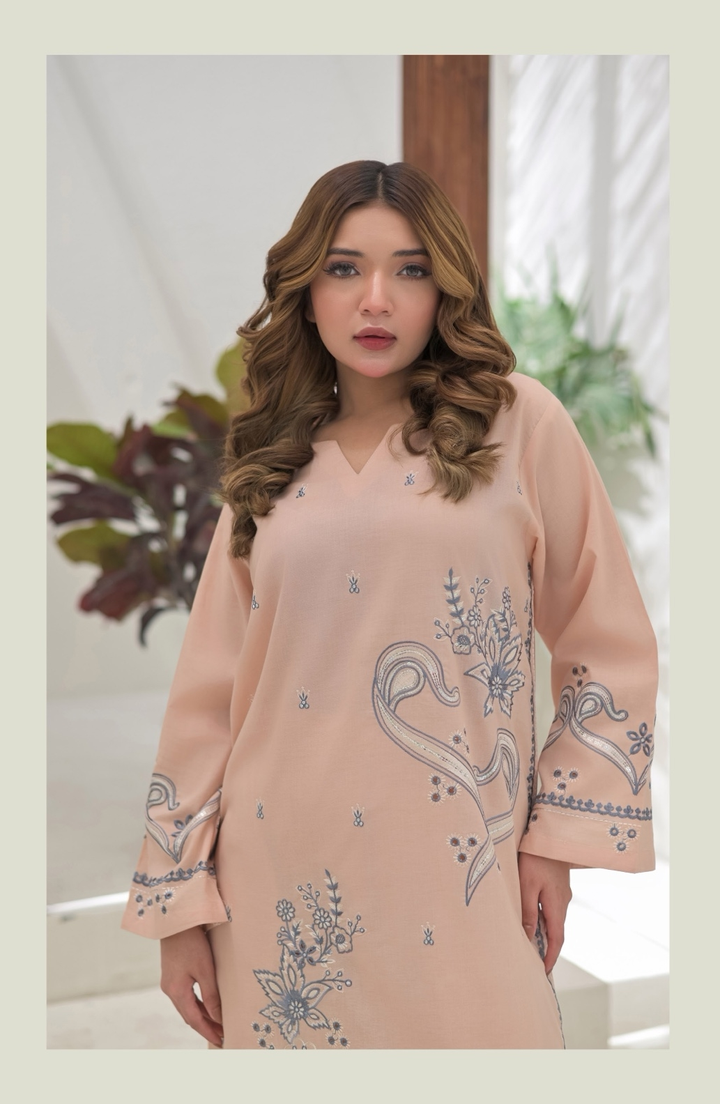 Eshal Cotton Embroidered 2Pc