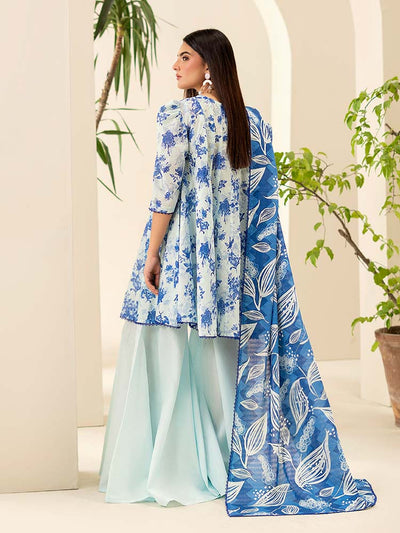 SUHA 3-Piece Unstitched Digital Printed Lawn Suit