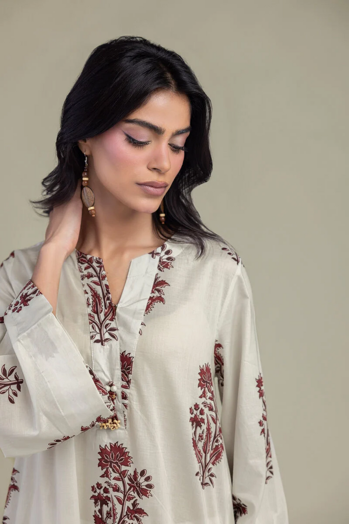 Printed | Cambric Printed Cambric Kurta With Dupatta