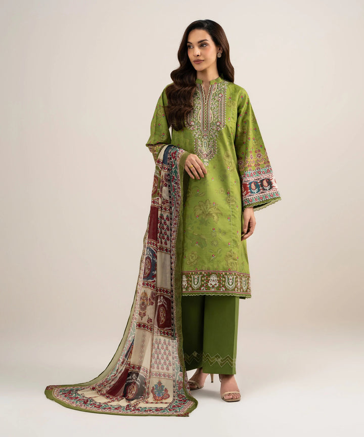 3 Piece - Embroidered Lawn Suit