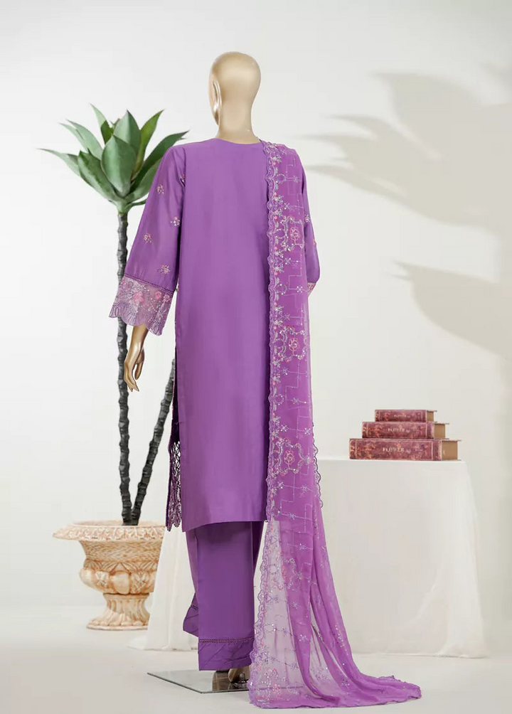Luxury Embroidered  Lawn 3 Piece