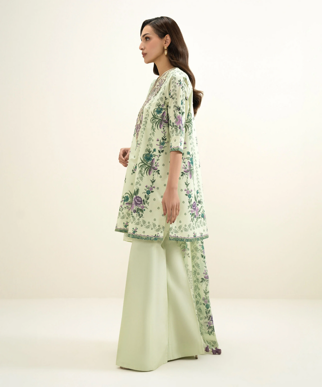 3 PIECE - EMBROIDERED LAWN SUIT
