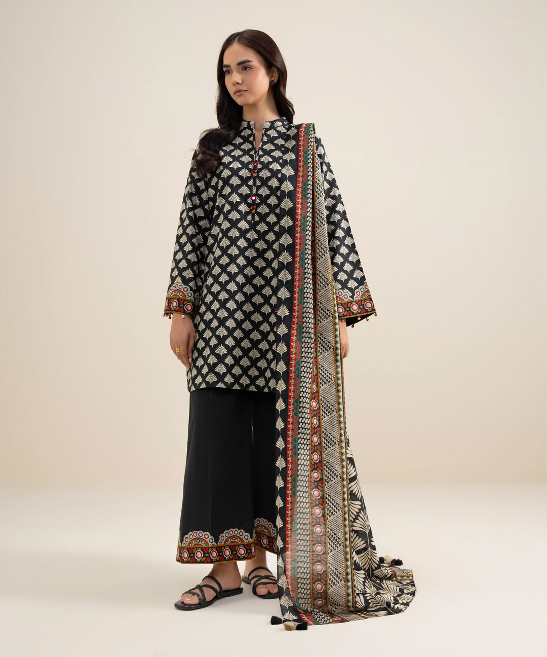 3 Piece - Printed Lawn Suit