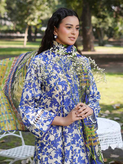 SILSILA 3-Piece Unstitched Digital Printed Lawn Suit