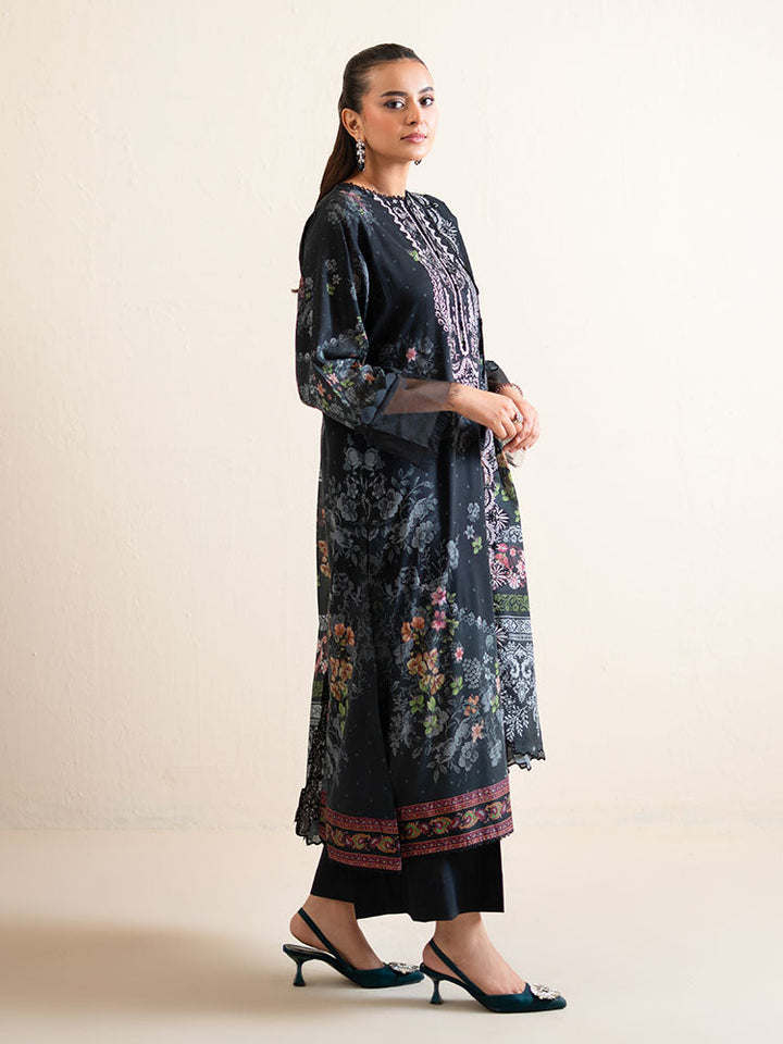 3-Piece Unstitched Embroidered Lawn Suit