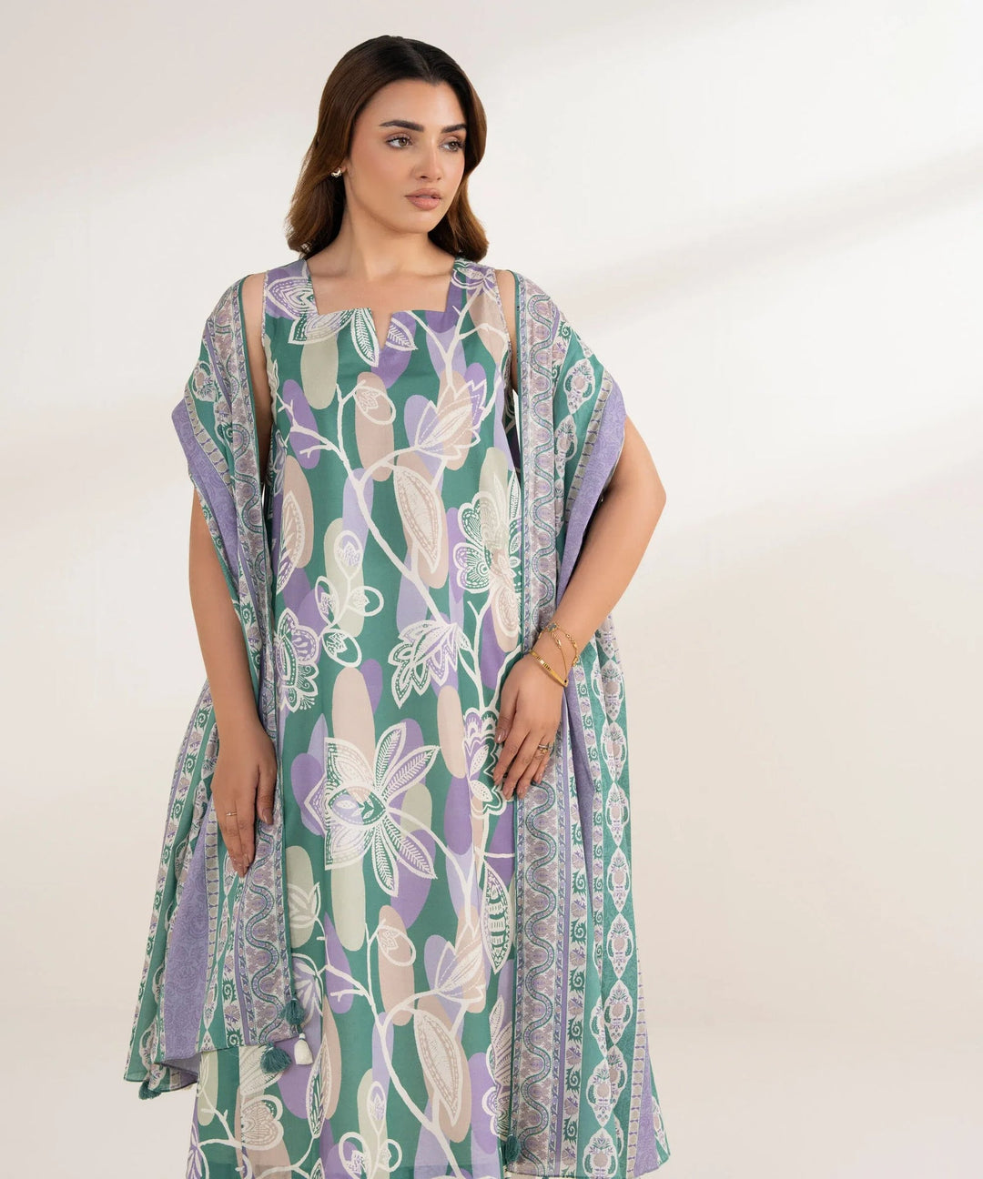 2 Piece - Printed Lawn Suit