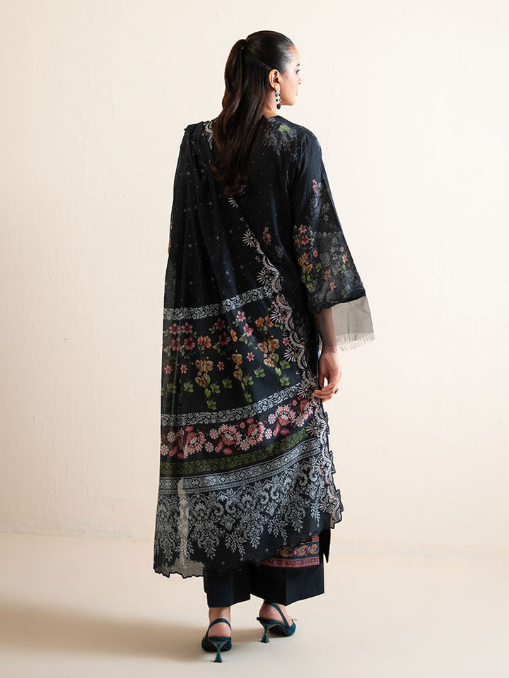 3-Piece Unstitched Embroidered Lawn Suit