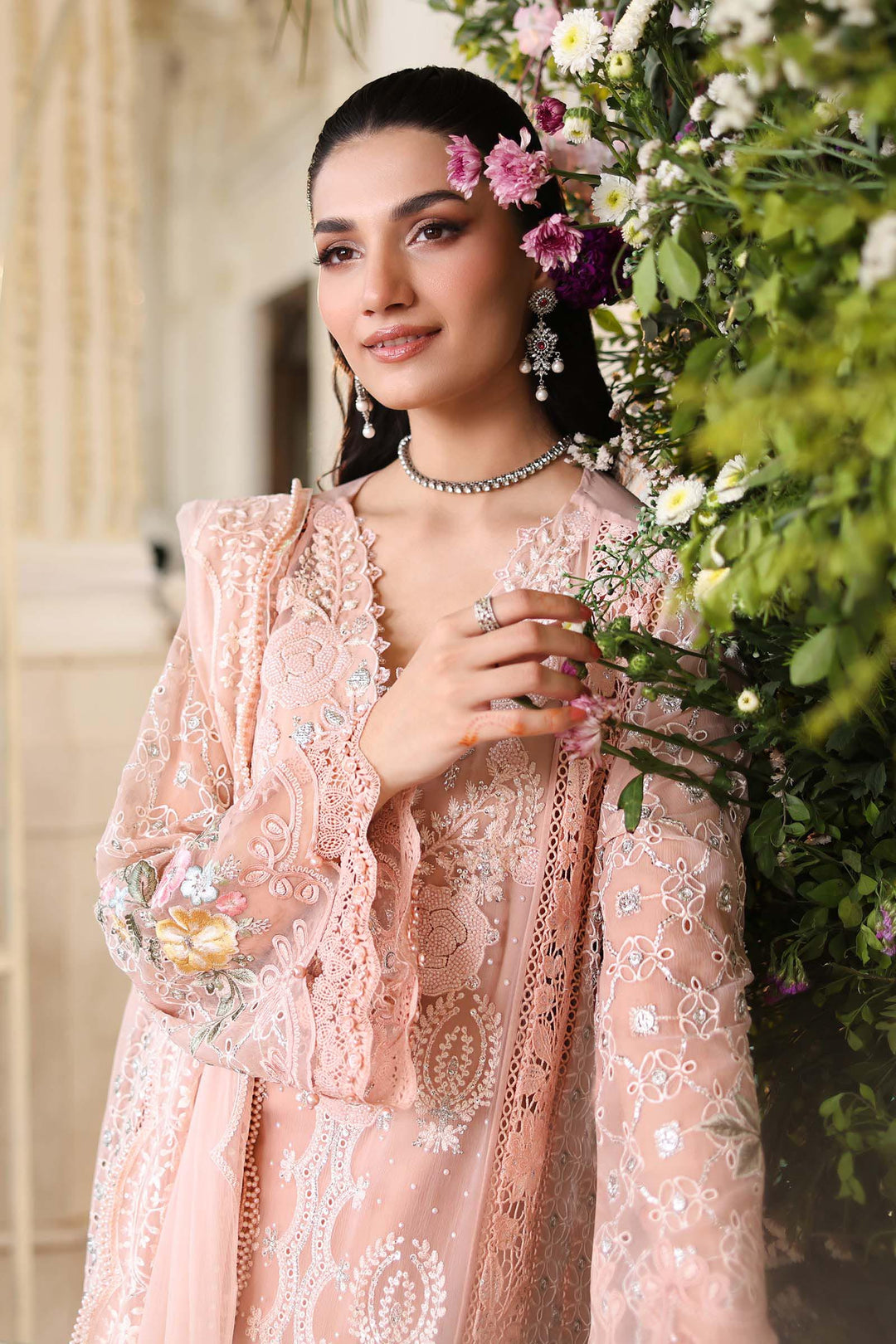 Luxury Chiffon Unstitched 3Pc Suit