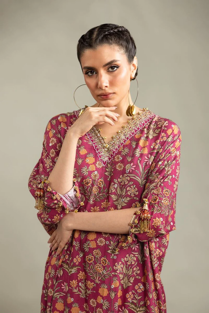 Embroidered | Raw Silk 2-Piece Co-ord Set