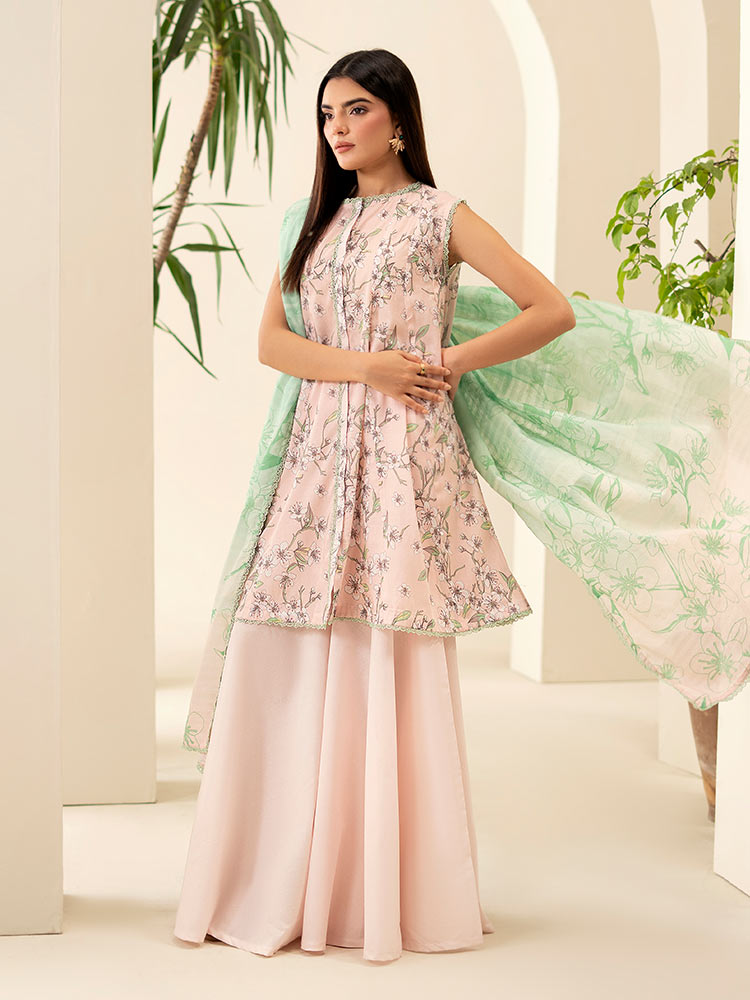 SUHA 3-Piece Unstitched Digital Printed Lawn Suit