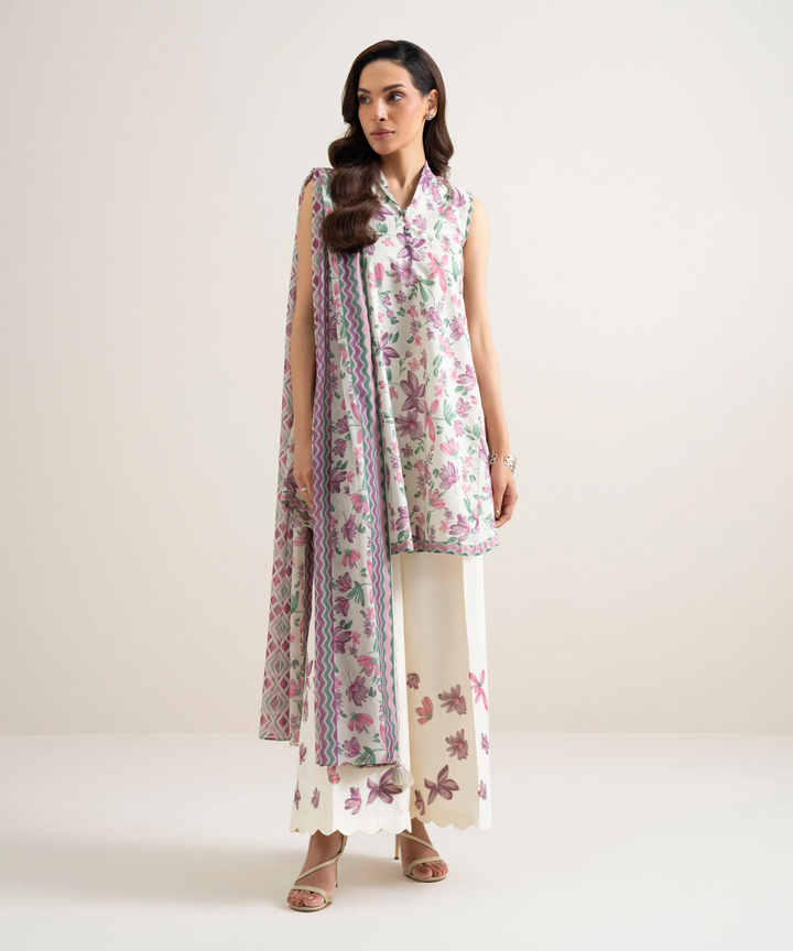 2 Piece - Printed Lawn Suit