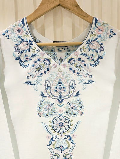 Pure Embroidered Lawn Shirt