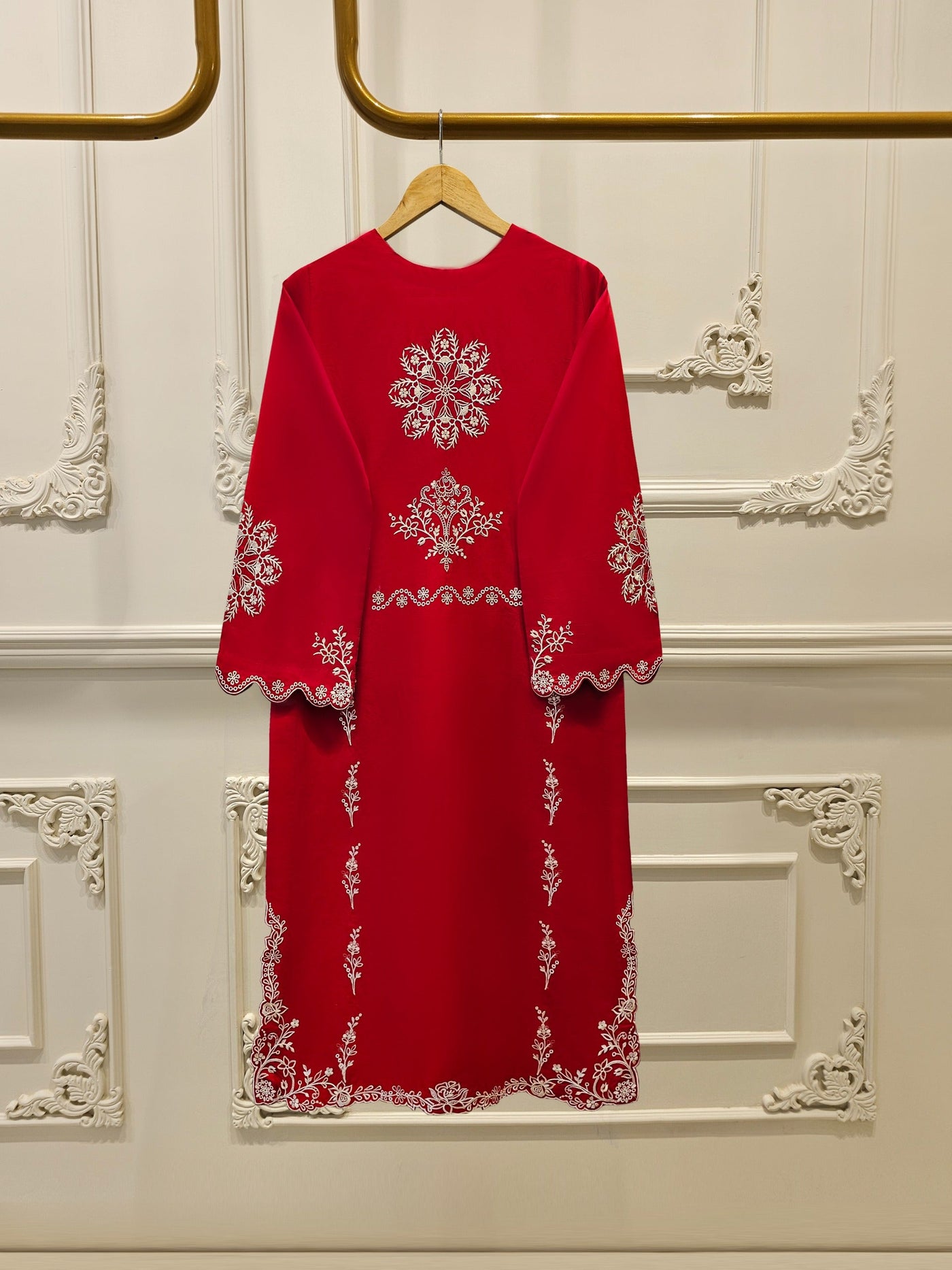 Pure Embroidered Lawn Shirt