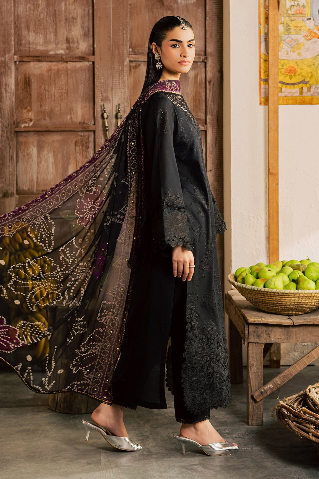 bazaar Unstitched CHIKANKARI LAWN