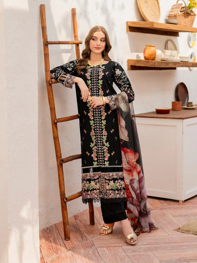 Husn-E-Arah Unstitched Lawn