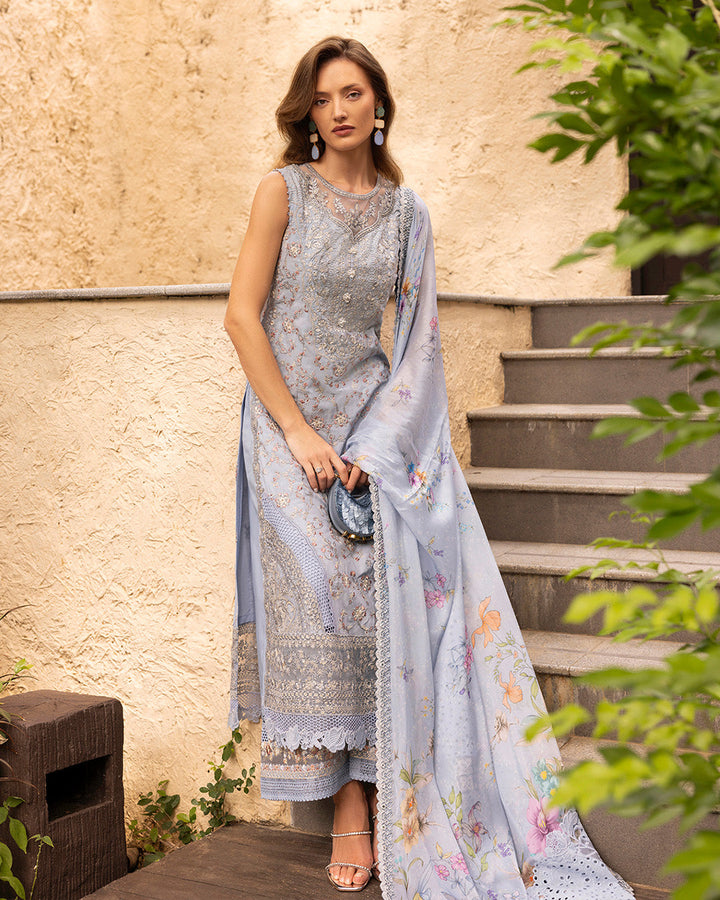 Zinnia Embroidered  Lawn