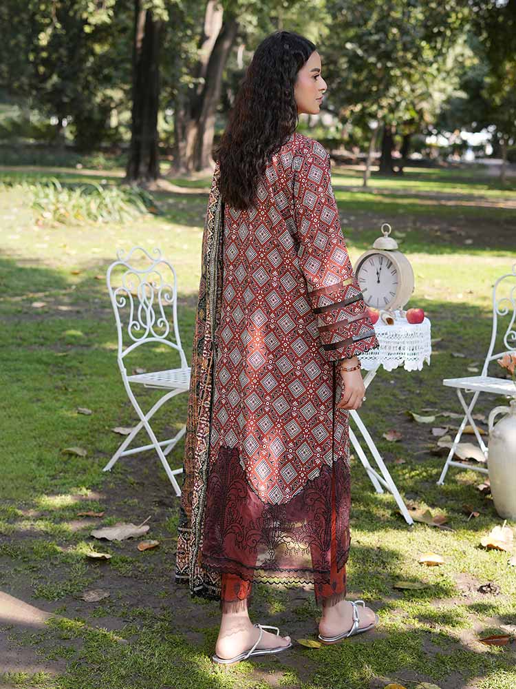 SILSILA 3-Piece Unstitched Digital Printed Lawn Suit