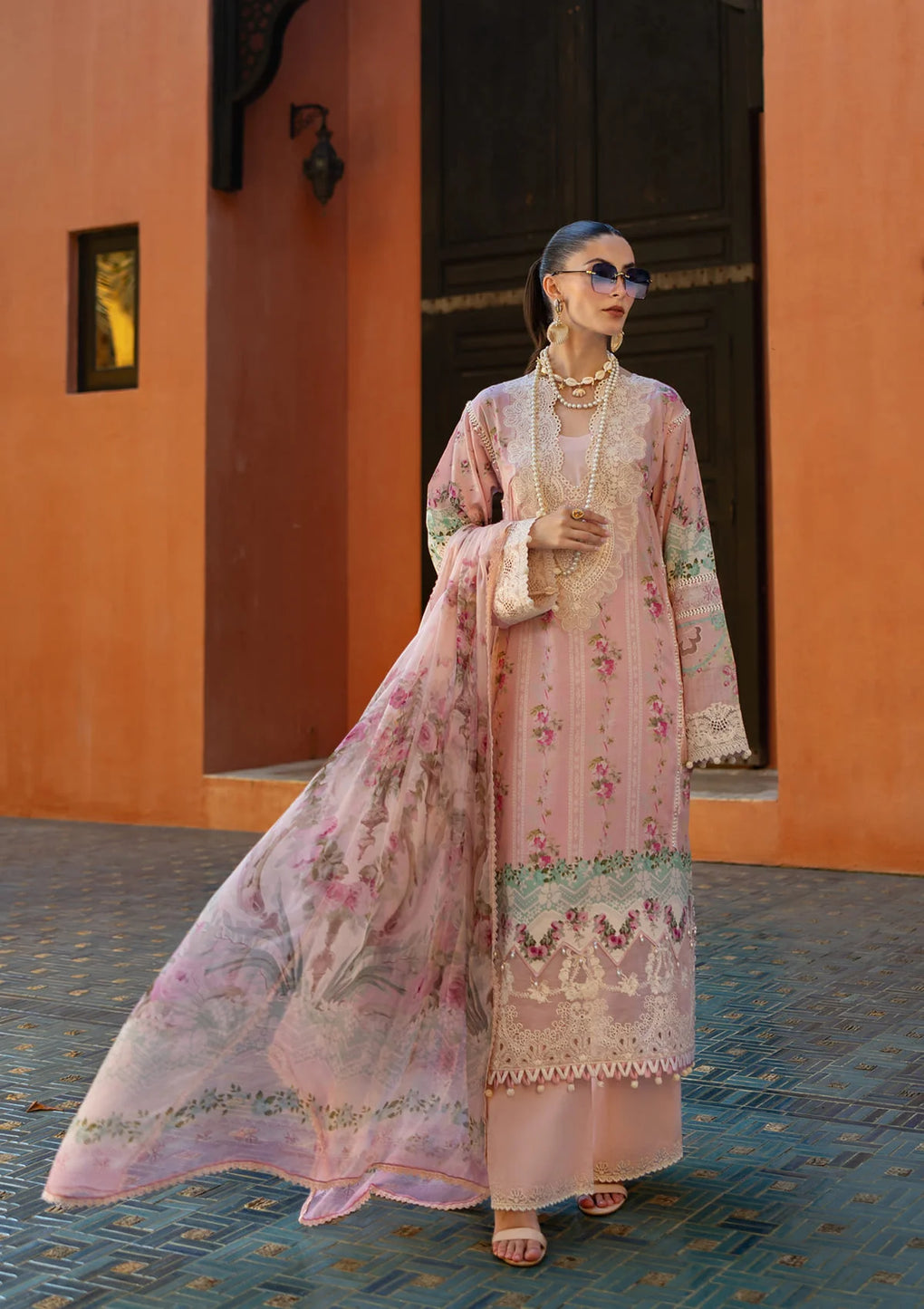 ELAF SIGNATURE  EMBROIDERED LAWN