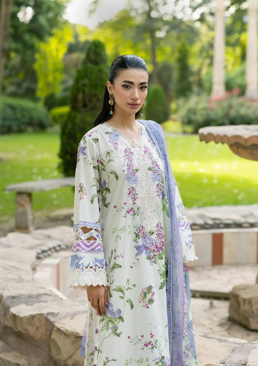 Signature Embroidered Lawn with Chiffon Collection Vol II &