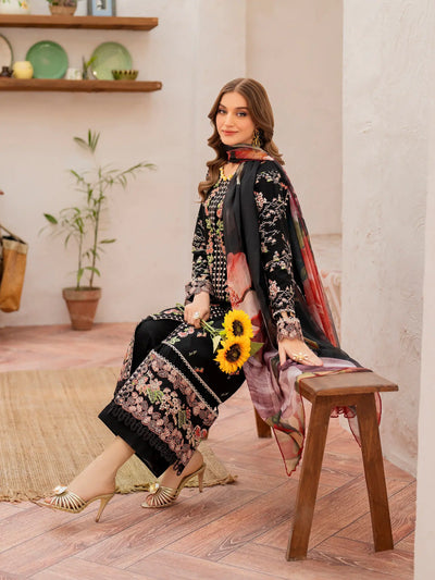 Husn-E-Arah Unstitched Lawn