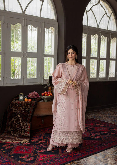 Karandi with Embroidered Chiffon
