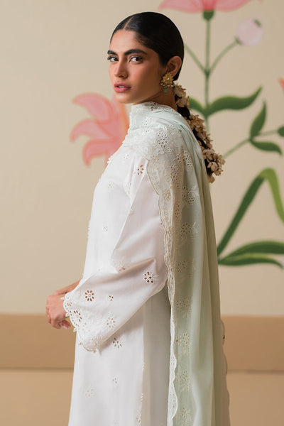 CROSS STITCH CHIKANKARI LAWN-FLORAL SERENITY