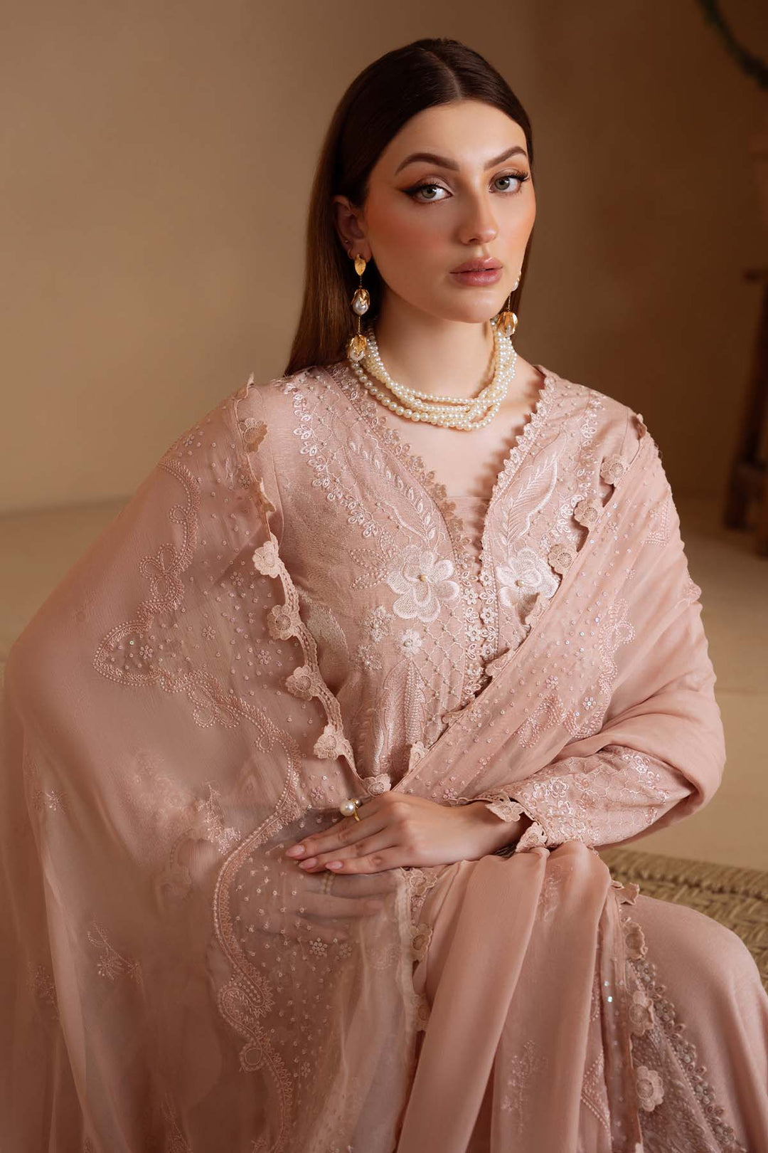 Embroidered Karandi 3 pc