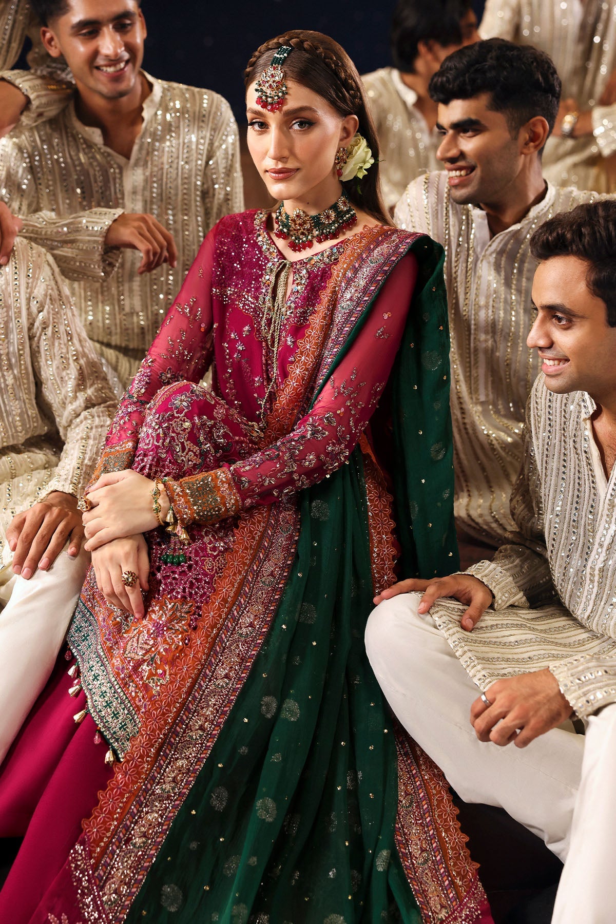 Jhoomro Unstitched Luxury Ensemble