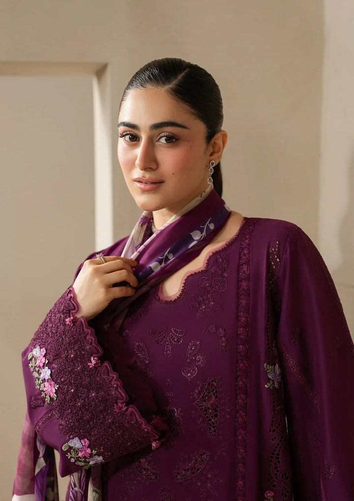 E-CRAFT - CHIKANKARI LAWN WITH CHIFFON DUPATTA &