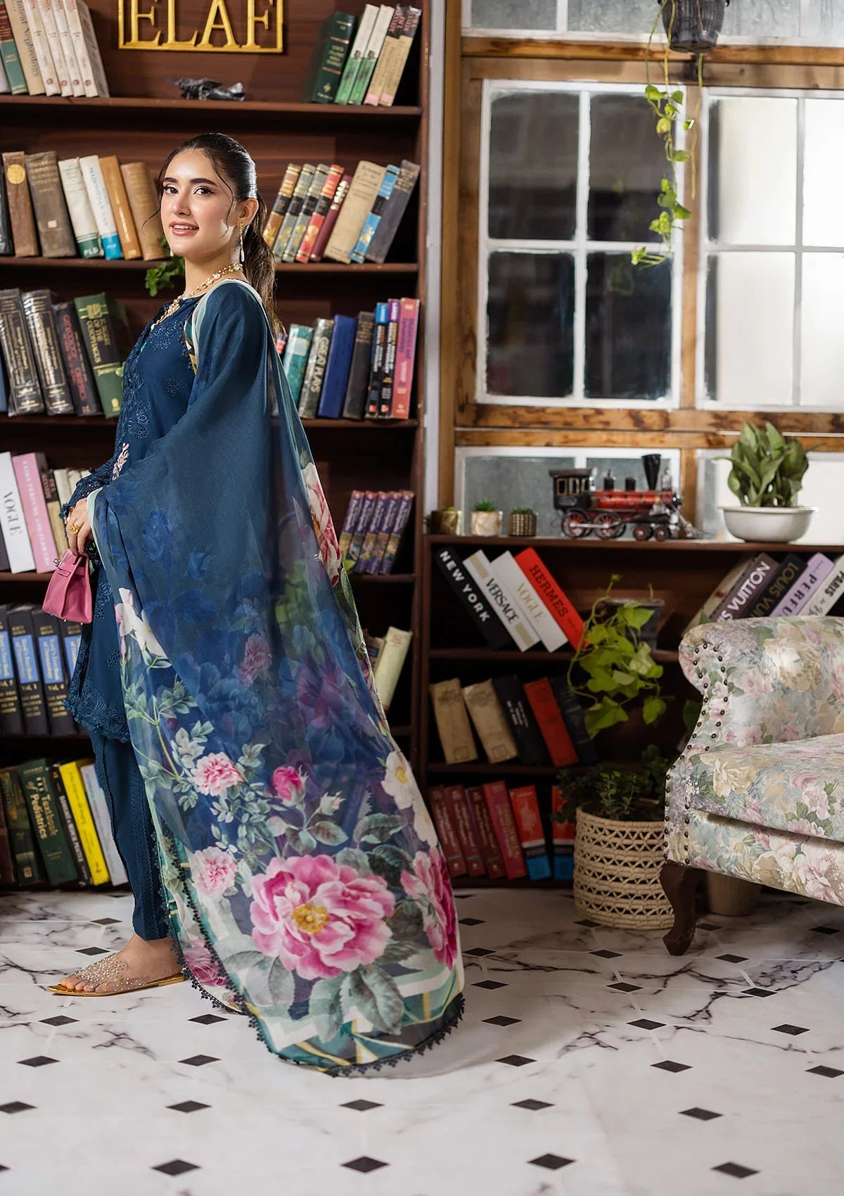 E.Craft Chikankari Lawn