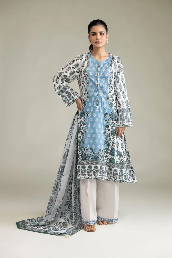 Embroidered | Lawn Fabrics 3 Piece