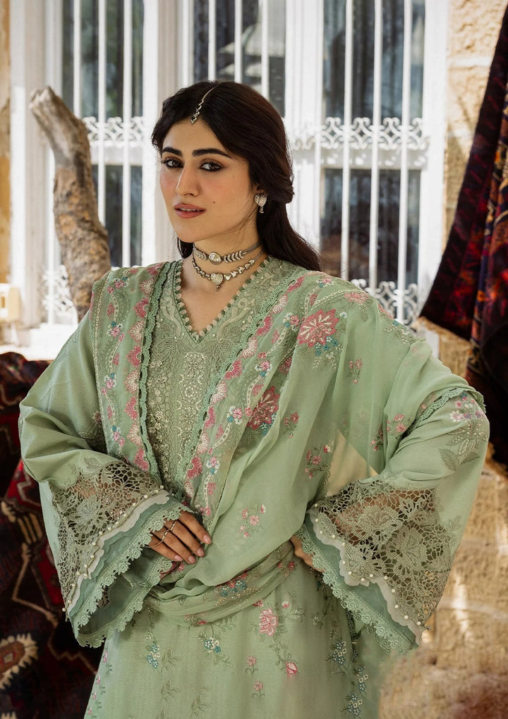 Karandi with Embroidered Chiffon