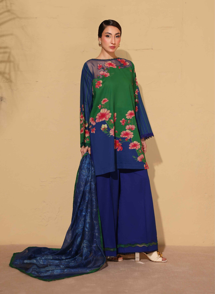 signora  Printed Embroidered Lawn