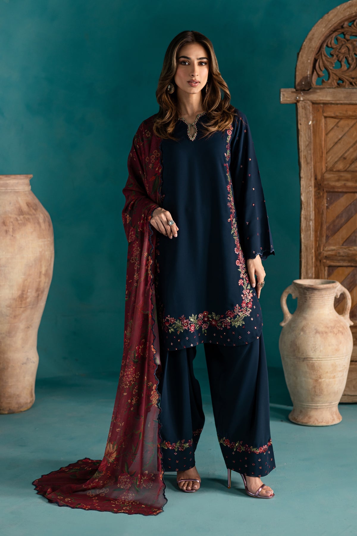 Seyran 3Pc - Georgette Luxe Pret