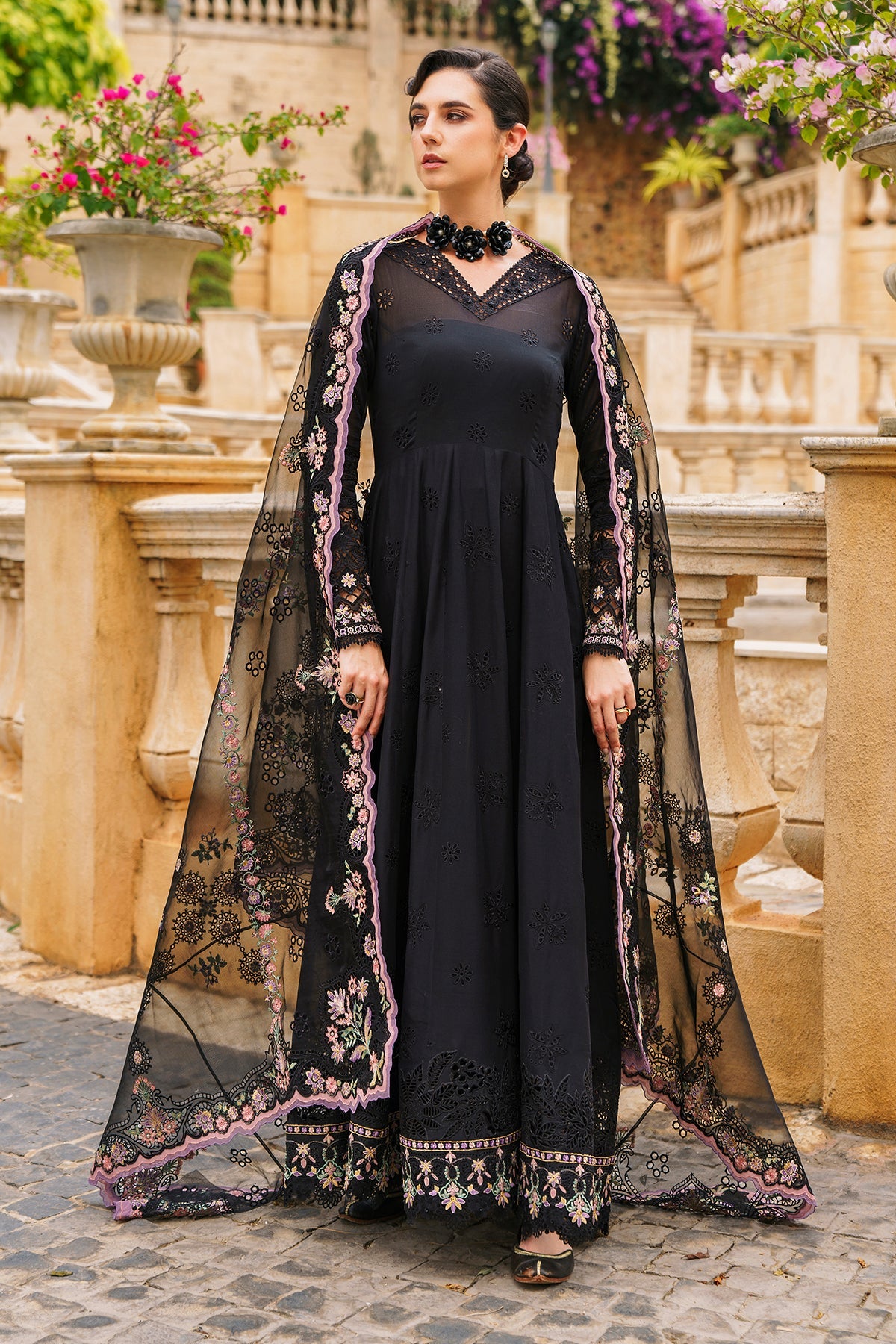 BAROQUE || EMBROIDERED SWISS LAWN