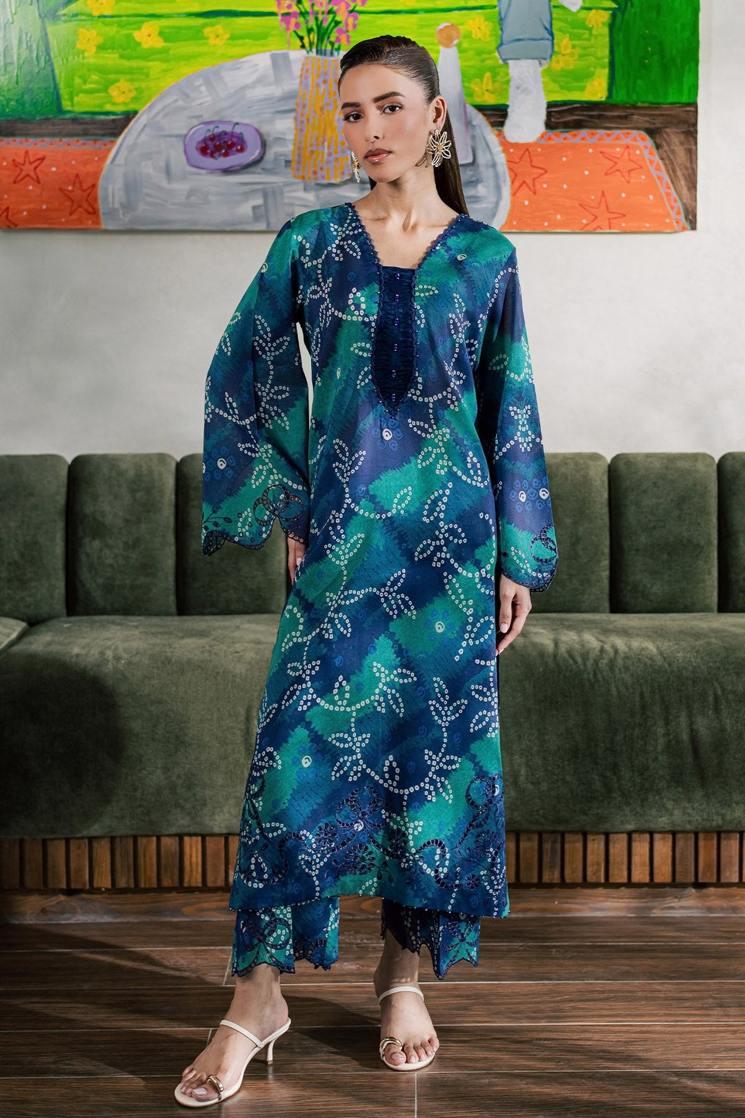 Ballerina Unstitched Lawn 2 piece