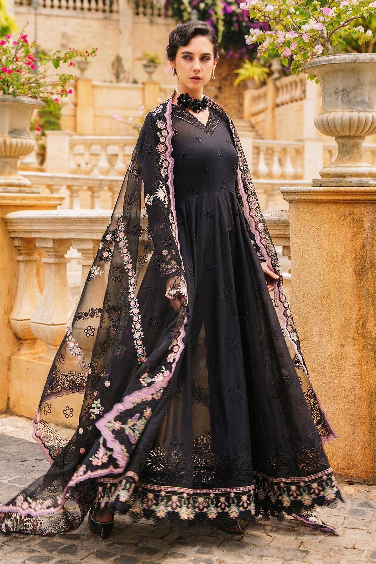 BAROQUE || EMBROIDERED SWISS LAWN