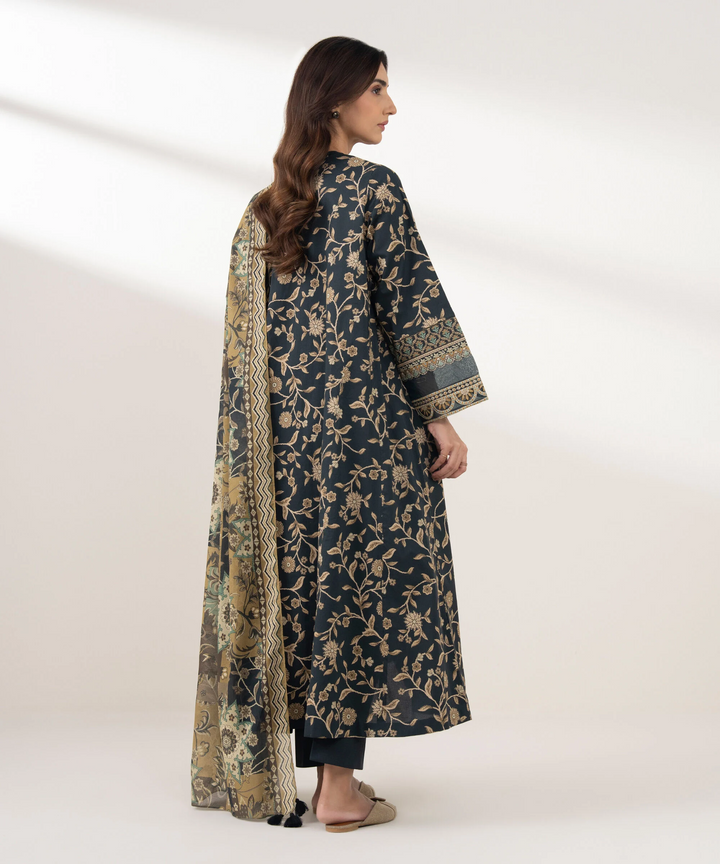 3 PIECE - EMBROIDERED LAWN SUIT
