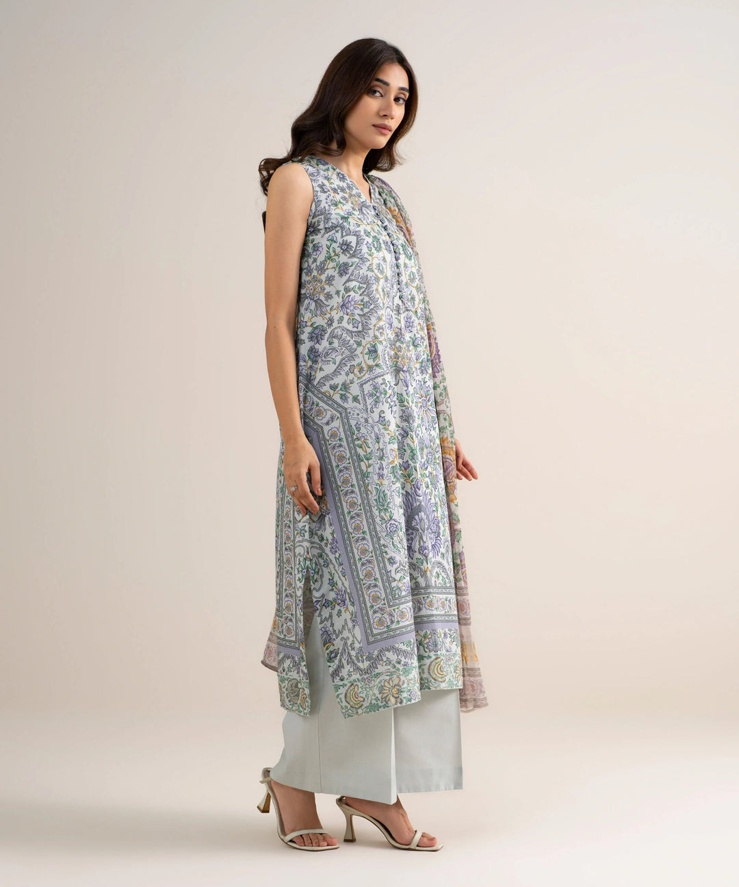 3 Piece - Printed Lawn Suit