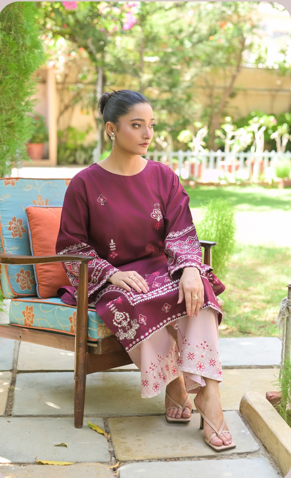 Aina EMBROIDERED LAWN CO-ORD SET EDIT